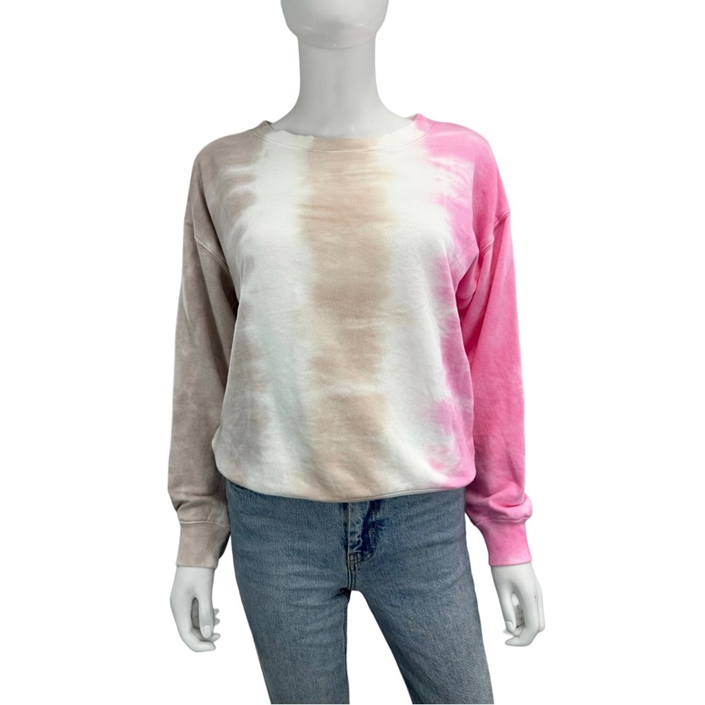 Lou & Grey Cotton Blend Tie Dye Sweatshirt, NWT A0573